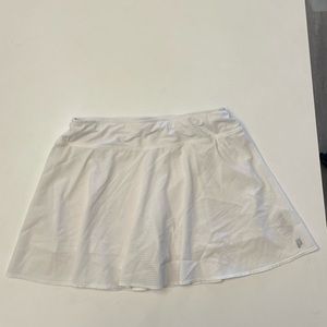 Prince women’s match flounce tennis skort white size medium